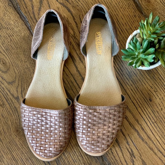 Seychelles Shoes - Anthropology Seychelles Eager Woven Leather Flats